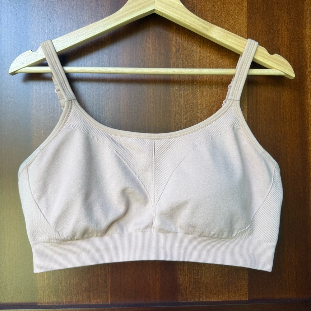 Women’s Soma Pale Pink Seamless Ballet Back Bralette Size Large